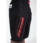 Gorilla Wear Augustine Old School Shorts (fekete/piros)