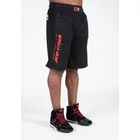 Kép 4/8 - Gorilla Wear Augustine Old School Shorts (fekete/piros)