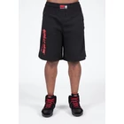 Kép 1/8 - Gorilla Wear Augustine Old School Shorts (fekete/piros)