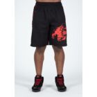 Kép 11/12 - Gorilla Wear Buffalo Old School Workout Shorts (fekete/piros)