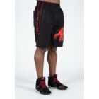 Kép 12/12 - Gorilla Wear Buffalo Old School Workout Shorts (fekete/piros)