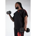 Kép 7/8 - Gorilla Wear Buffalo Old School Workout Top (fekete/piros)