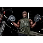 Kép 6/7 - Gorilla Wear Dakota Sleeveless T-Shirt (army zöld)