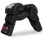 Kép 2/8 - Gorilla Wear Ely Mma Sparring Gloves (fekete/fehér)