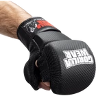 Kép 3/8 - Gorilla Wear Ely Mma Sparring Gloves (fekete/fehér)