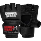 Kép 1/9 - Gorilla Wear Manton Mma Gloves - hüvelykujjal (fekete/fehér)