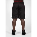 Kép 2/7 - Gorilla Wear Mercury Mesh Shorts (fekete/piros)