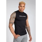 Kép 1/7 - Gorilla Wear Sorrento Sleeveless T-shirt (fekete)