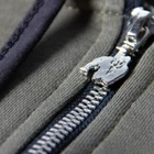 Kép 3/7 - Gorilla Wear Springfield Sleeveless Zipped Hoodie (army zöld)