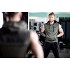Kép 7/7 - Gorilla Wear Springfield Sleeveless Zipped Hoodie (army zöld)