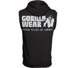 Kép 2/12 - Gorilla Wear Springfield Sleeveless Zipped Hoodie (fekete)