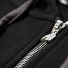 Kép 11/12 - Gorilla Wear Springfield Sleeveless Zipped Hoodie (fekete)