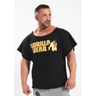 Kép 1/9 - Gorilla Wear Classic Work Out Top (fekete/arany)