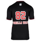 Kép 2/7 - Gorilla Wear San Mateo Jersey T-shirt (fekete/piros)