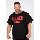 Kép 1/8 - Gorilla Wear Wallace Workout Top (fekete/piros)