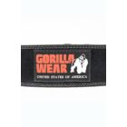 Kép 4/5 - Gorilla Wear 4 Inch Leather Lifting Belt (fekete)