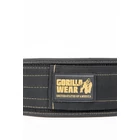 Kép 2/5 - Gorilla Wear 4 Inch Nylon Lifting Belt (fekete/arany)