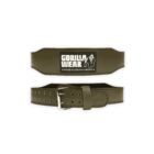 Kép 1/5 - Gorilla Wear 4 Inch Padded Leather Lifting Belt (army zöld)
