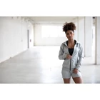 Kép 4/5 - Gorilla Wear Pixley Zipped Hoodie (szürke)