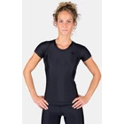 Kép 1/4 - Gorilla Wear Carlin Compression Short Sleeve Top (fekete/fekete)