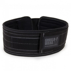 Kép 1/5 - Gorilla Wear 4 Inch Nylon Lifting Belt (fekete/szürke)