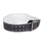 Kép 2/5 - Gorilla Wear 4 Inch Padded Leather Lifting Belt (fekete/szürke)