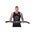 Kép 4/5 - Gorilla Wear 4 Inch Padded Leather Lifting Belt (fekete/szürke)
