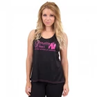 Kép 1/3 - Gorilla Wear Odessa Cross Back Tank Top (fekete/pink)