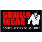 Kép 3/6 - Gorilla Wear Functional Gym Towel - törülköző (fekete/piros)