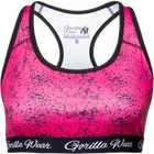 Kép 1/3 - Gorilla Wear Hanna Sport Bra (fekete/pink)
