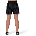 Kép 2/5 - Gorilla Wear Henderson Muay Thai/Kickboxing Shorts (fekete/szürke)