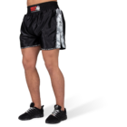 Gorilla Wear Henderson Muay Thai/Kickboxing Shorts (fekete/szürke)