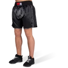 Kép 3/6 - Gorilla Wear Murdo Muay Thai/Kickboxing Shorts (fekete/szürke)
