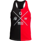 Kép 1/4 - Gorilla Wear Sterling Stringer Tank Top (fekete/piros)