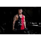 Kép 4/4 - Gorilla Wear Sterling Stringer Tank Top (fekete/piros)