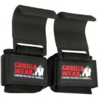 Kép 2/4 - Gorilla Wear Weight Lifting Hooks (fekete/red)