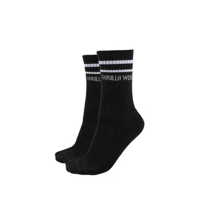 Gorilla Wear Crew Socks 2-pack zokni (Fekete) Gorilla Wear Crew Socks 2-pack zokni (Fekete)