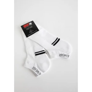 Gorilla Wear Quarter Socks 2-pack zokni (Fehér) Gorilla Wear Quarter Socks 2-pack zokni (Fehér)