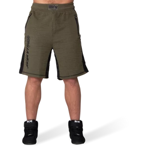 Gorilla Wear Augustine Old School Shorts (army zöld) Gorilla Wear Augustine Old School Shorts (army zöld)