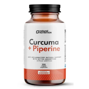 Natural Nutrition Curcuma (kurkuma) + Piperine (100 kapszula)