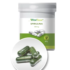 Vital Trend Spirulina alga 400mg (120 kapszula) Vital Trend Spirulina alga 400mg (120 kapszula)