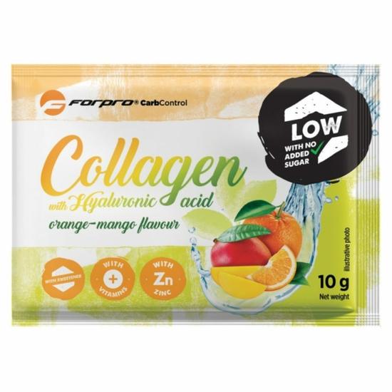 ForPro Collagen with with Hyaluronic acid - narancs-mangó (20 x 10g)