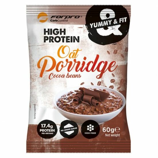 Forpro High Protein Oat Porridge - Kakaó íz (20 x 60g)