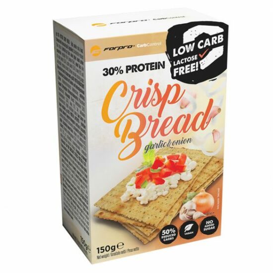 Forpro 30% Protein Crisp Bread - Garlic & Onion (150g)