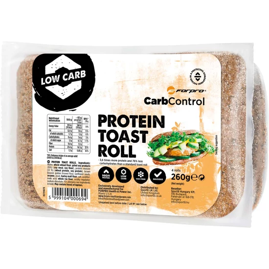 Forpro Protein Toast Roll (12 x 260g)