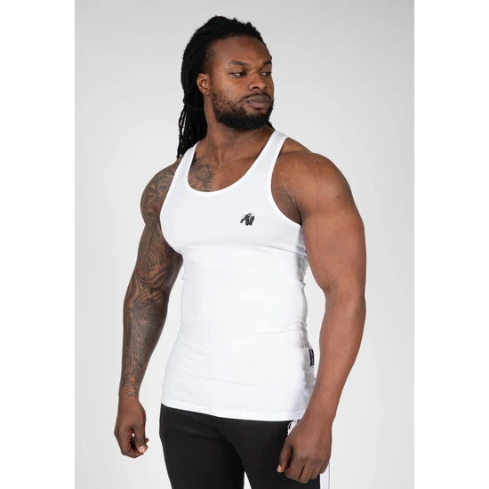 Gorilla Wear Adams Stretch Tank Top (fehér)