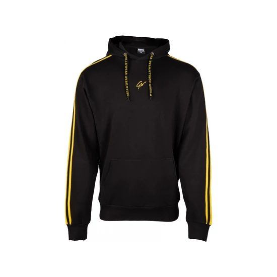 Gorilla Wear Banks Oversized Hoodie (fekete/sárga)
