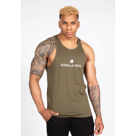 Gorilla Wear Carter Stretch Tank Top (army zöld)