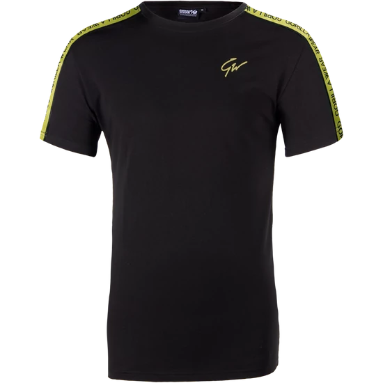 Gorilla Wear Chester T-shirt (fekete/sárga)