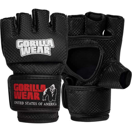 Gorilla Wear Manton Mma Gloves - hüvelykujjal (fekete/fehér)